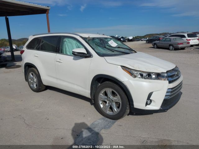 toyota highlander 2018 5tddzrfh3js846677