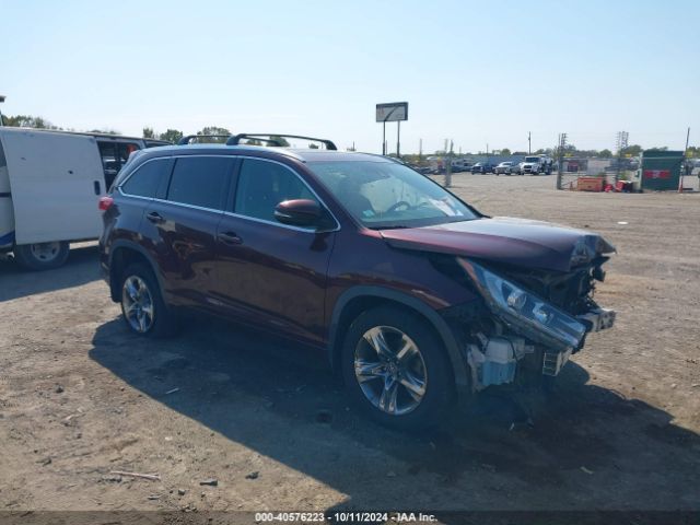 toyota highlander 2017 5tddzrfh4hs467794