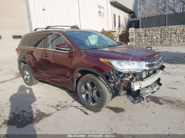 toyota highlander 2019 5tddzrfh4ks729076