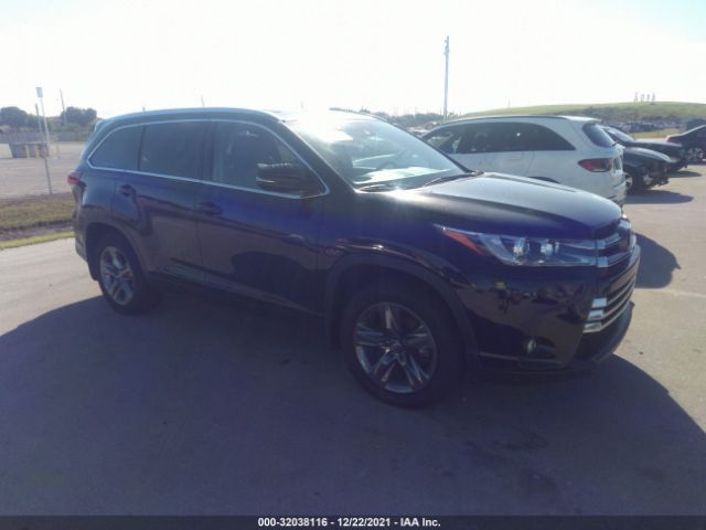 toyota highlander 2018 5tddzrfh6js852392