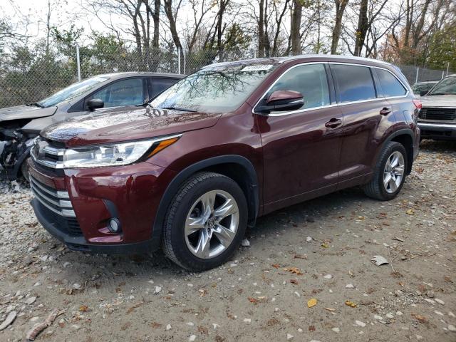 toyota highlander 2018 5tddzrfh7js855530