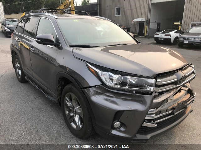 toyota highlander 2018 5tddzrfh7js858590