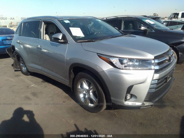 toyota highlander 2018 5tddzrfh7js867077