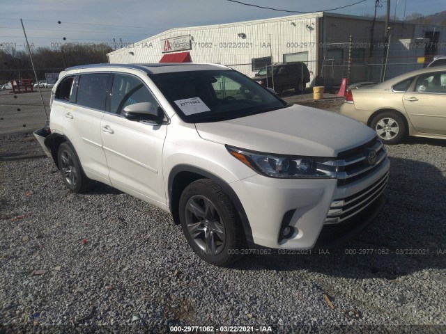 toyota highlander 2019 5tddzrfh7ks726012