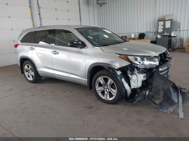 toyota highlander 2019 5tddzrfh7ks917896