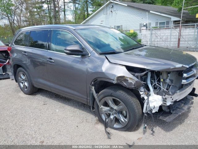 toyota highlander 2018 5tddzrfh8js855066