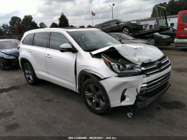 toyota highlander 2018 5tddzrfh9js834372