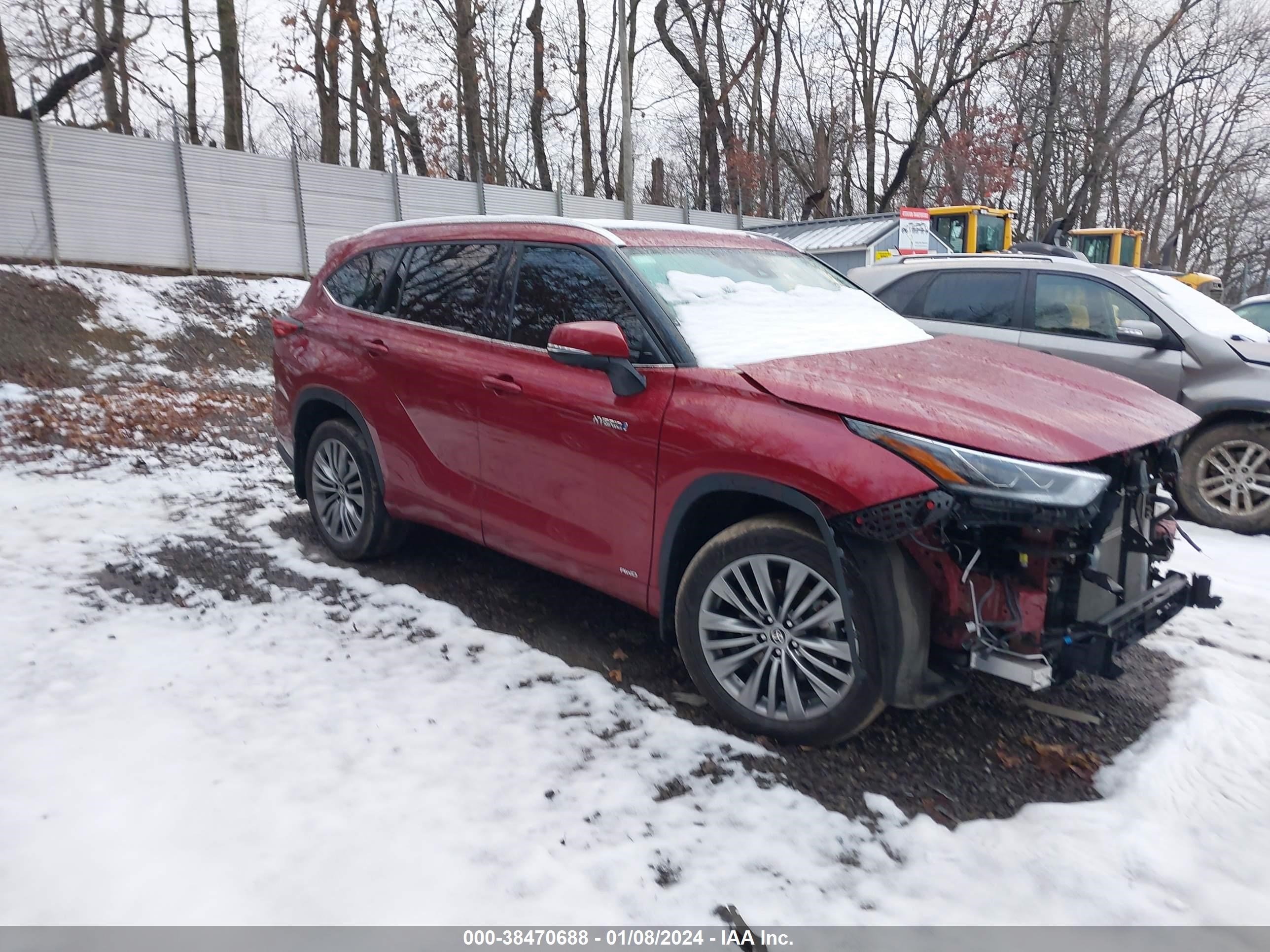 toyota highlander 2021 5tdebrch0ms068226