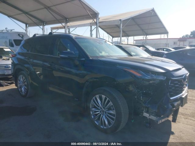 toyota highlander 2023 5tdebrch7ps124215