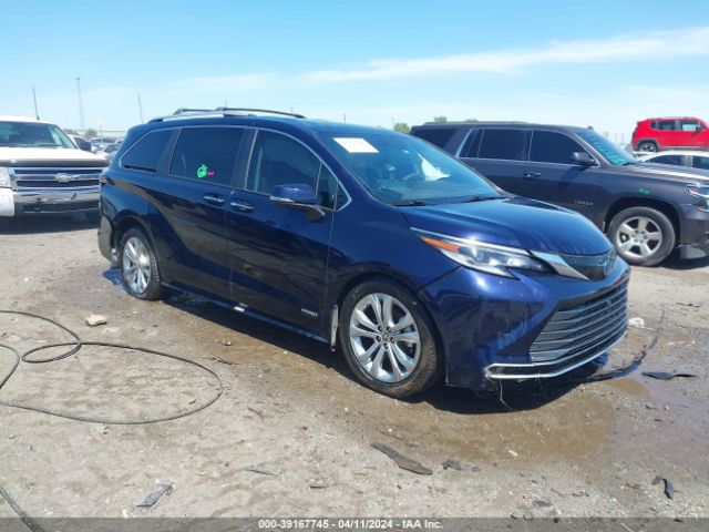 toyota sienna 2021 5tderkec0ms066013