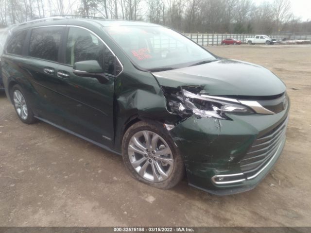 toyota sienna 2021 5tderkec1ms002532