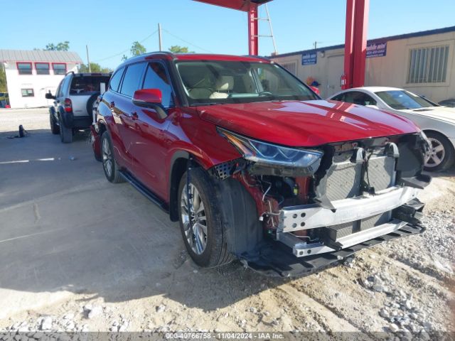 toyota highlander 2022 5tdfzrah8ns114843