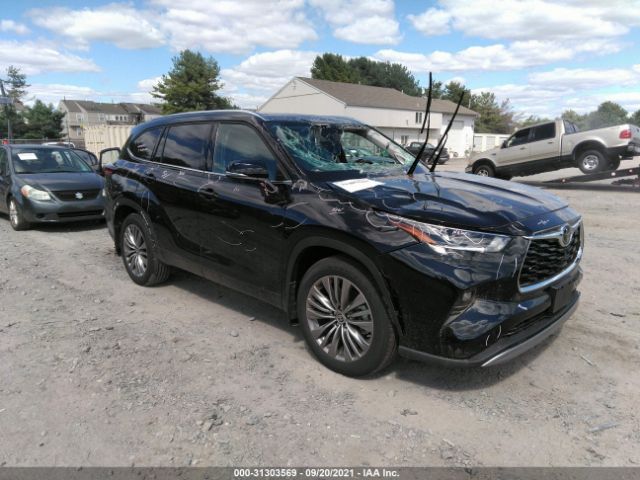 toyota highlander 2021 5tdfzrbh9ms125640