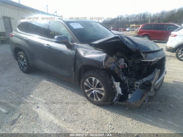 toyota highlander 2021 5tdgarah0ms505866