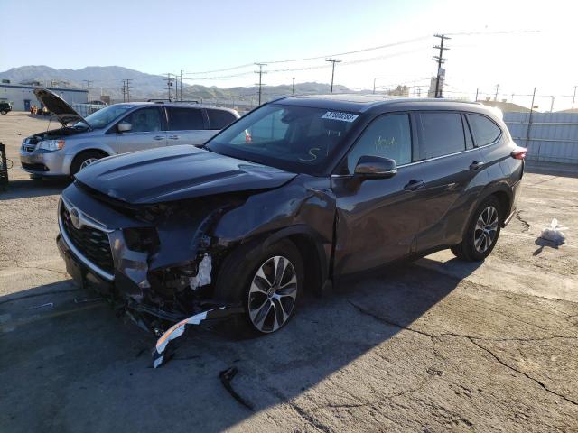 toyota highlander 2022 5tdgarah2ns013342