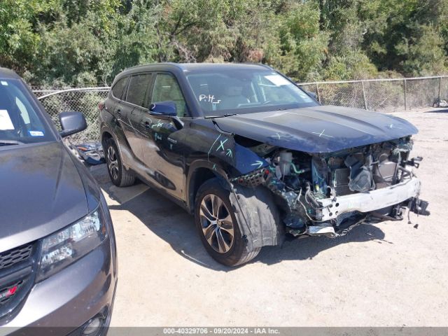 toyota highlander 2021 5tdgarah6ms508495