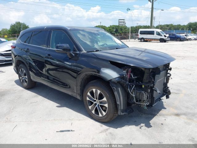 toyota highlander 2021 5tdgarah7ms508599