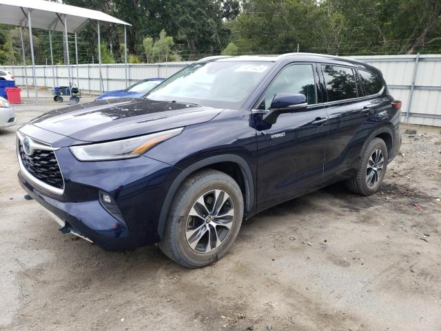 toyota highlander 2021 5tdgarah9ms503596