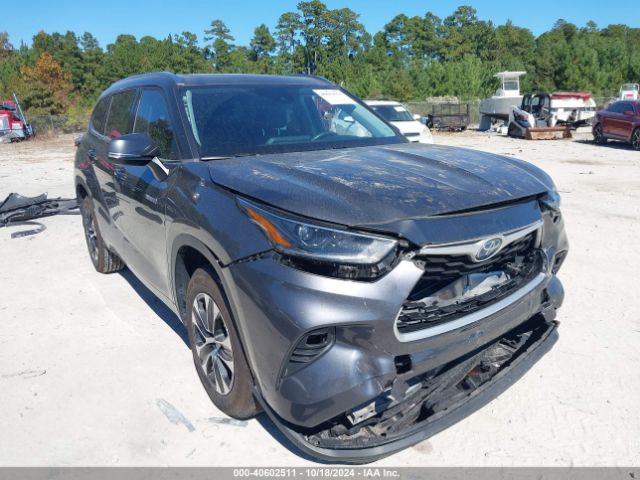 toyota highlander 2021 5tdgarahxms503476