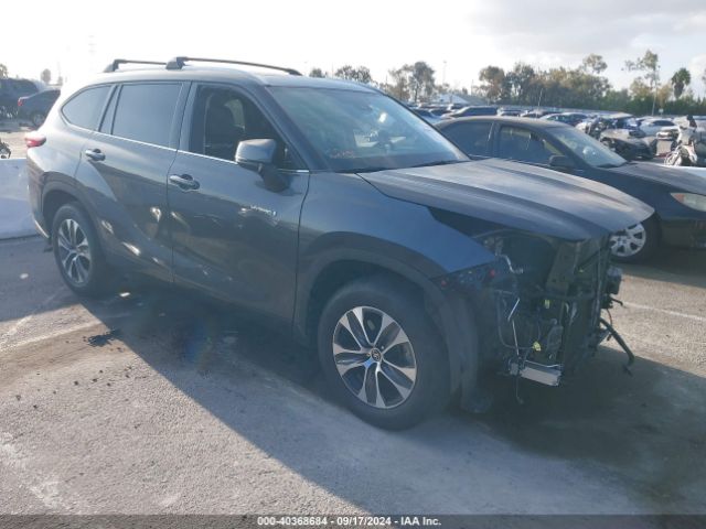 toyota highlander 2021 5tdgarahxms504465