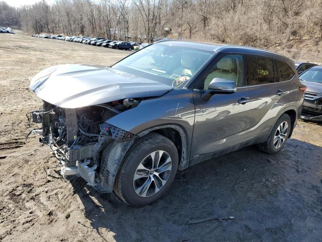 toyota highlander hybrid 2021 5tdgbrch1ms533461