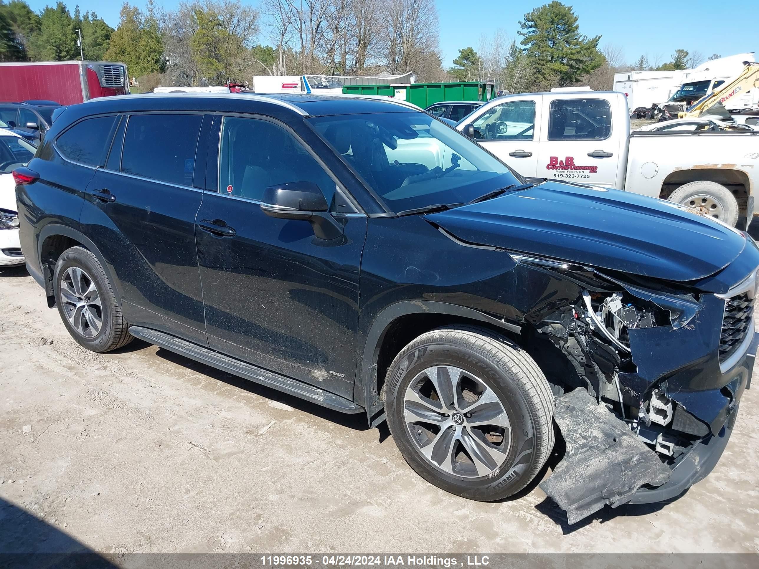 toyota highlander 2022 5tdgbrch1ns551511