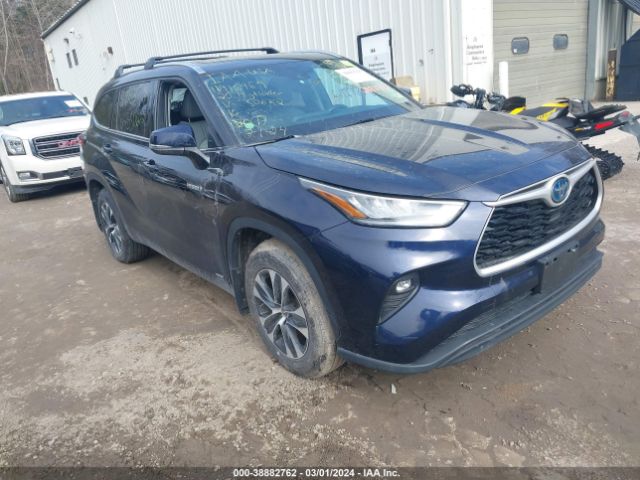 toyota highlander hybrid 2020 5tdgbrch2ls506624