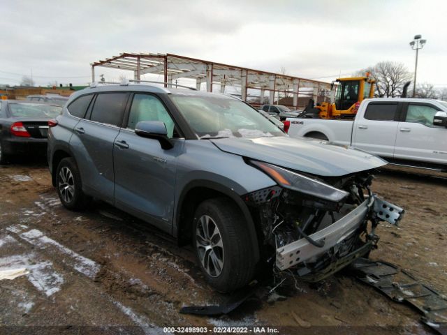 toyota highlander 2021 5tdgbrch2ms028366