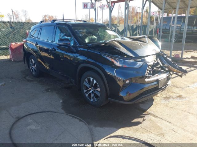 toyota highlander 2022 5tdgbrch2ns545538