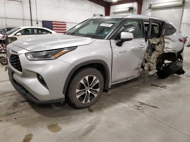 toyota highlander 2021 5tdgbrch7ms534789