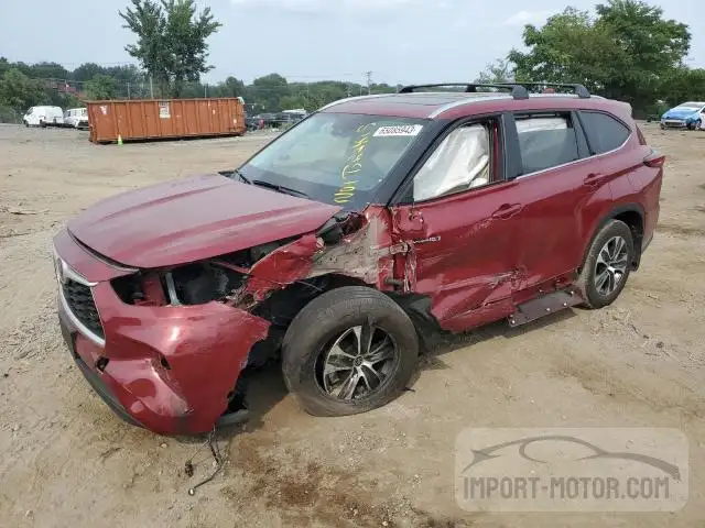 toyota highlander 2021 5tdgbrch9ms536740