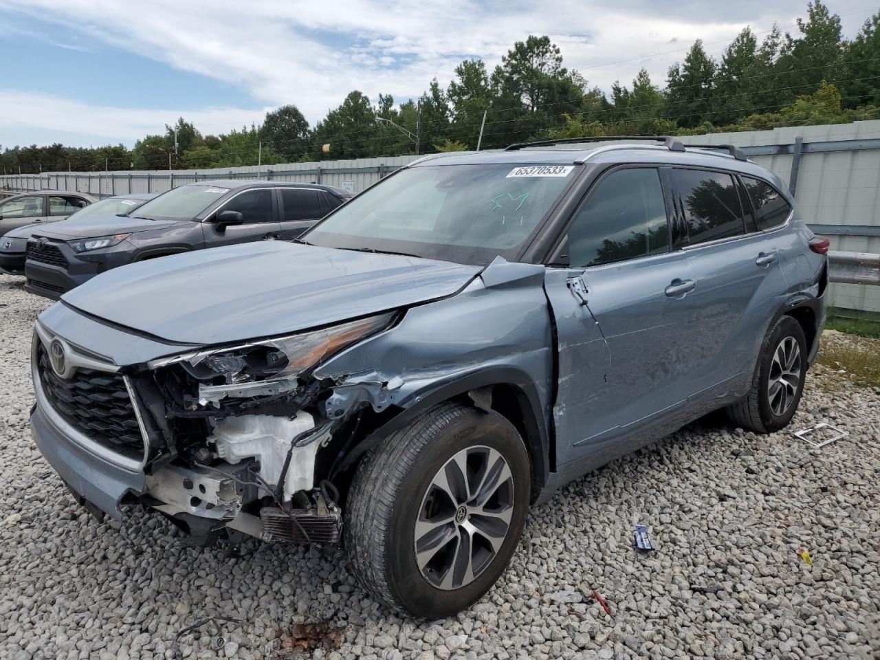 toyota highlander 2021 5tdgzrah1ms080179