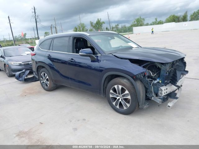 toyota highlander 2022 5tdgzrah2ns543836