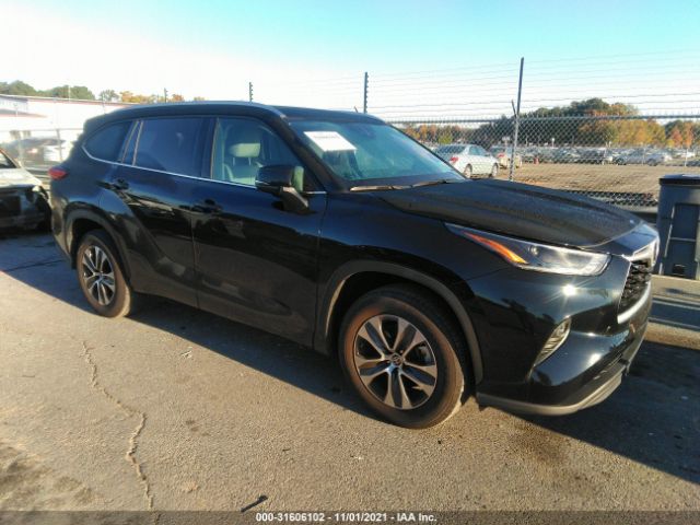 toyota highlander 2021 5tdgzrah5ms051641