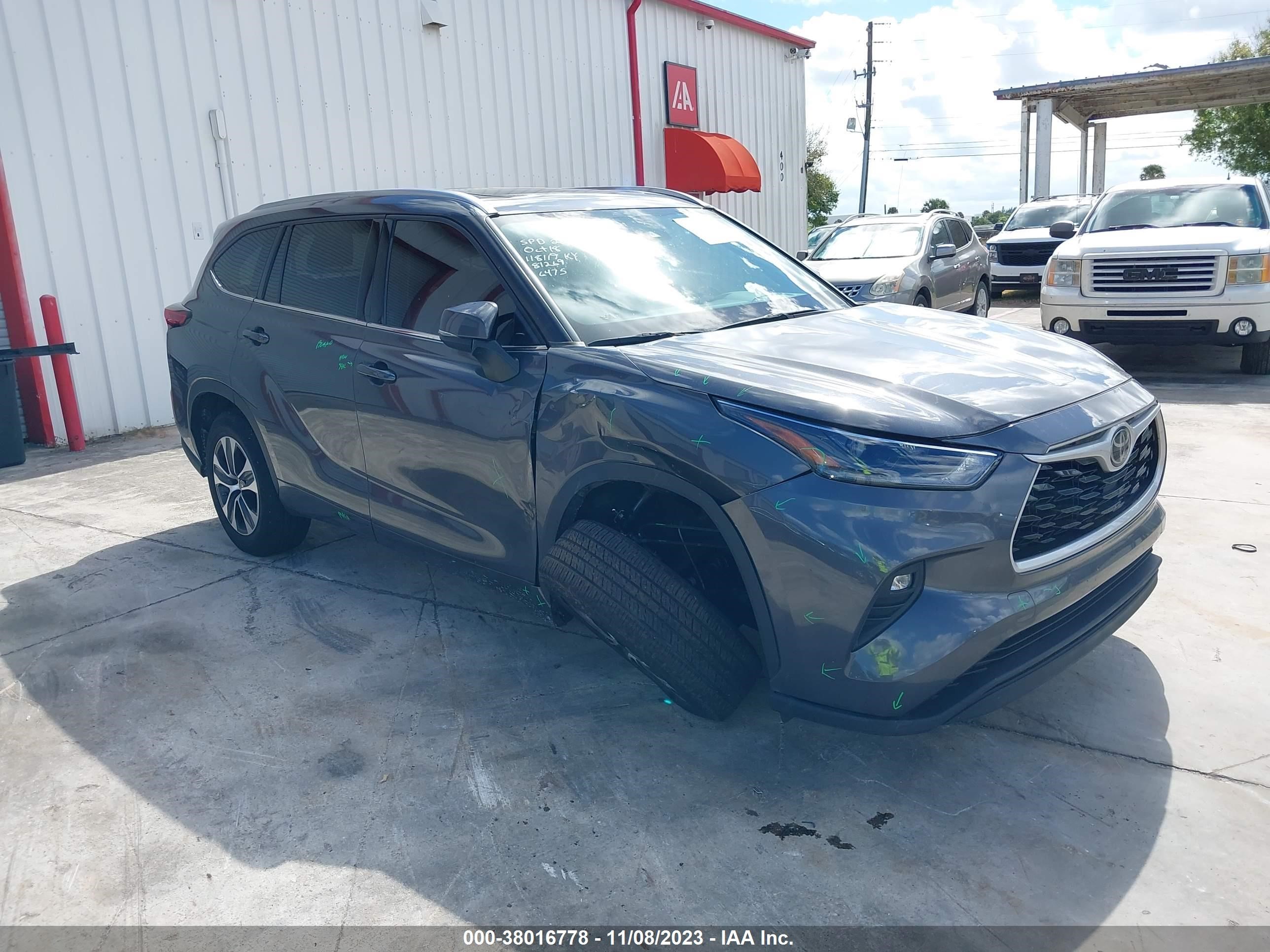 toyota highlander 2021 5tdgzrah6ms516475