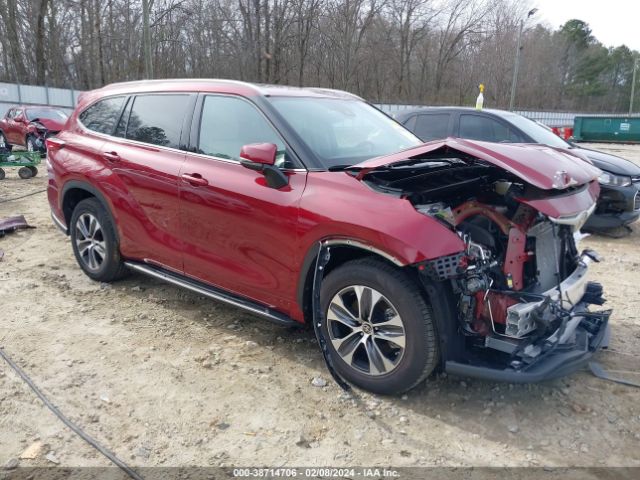 toyota highlander 2022 5tdgzrah6ns551762