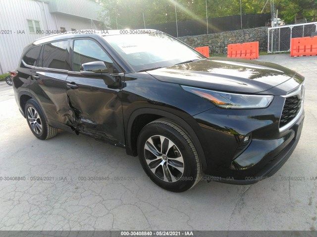 toyota highlander 2021 5tdgzrah8ms516834