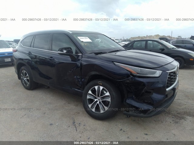 toyota highlander 2021 5tdgzrah9ms042148