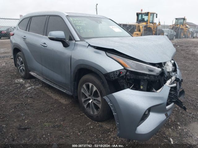 toyota highlander 2021 5tdgzrahxms049755