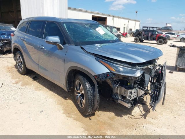 toyota highlander 2021 5tdgzrahxms059170