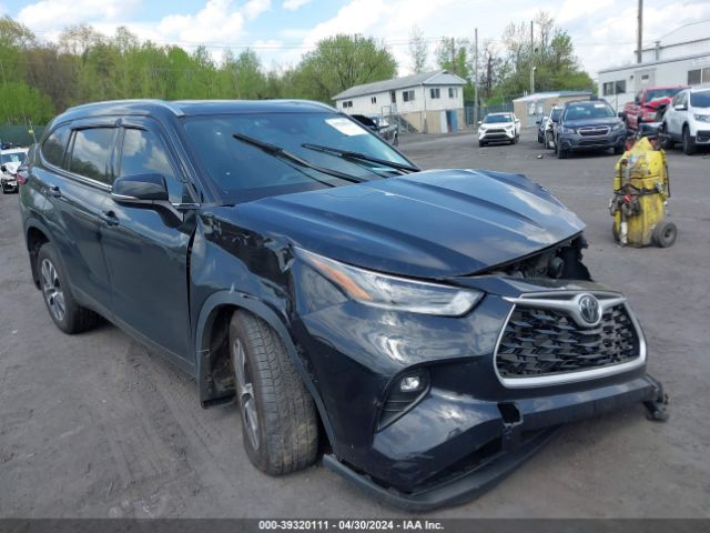 toyota highlander 2021 5tdgzrbh3ms145743