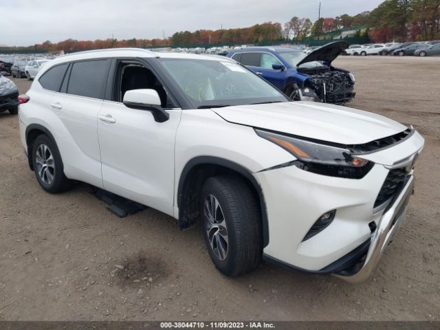 toyota highlander 2021 5tdgzrbh3ms544166