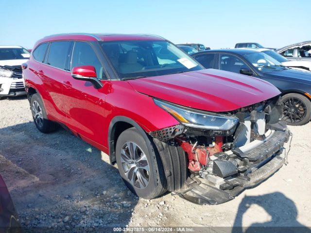 toyota highlander 2021 5tdgzrbh4ms138476