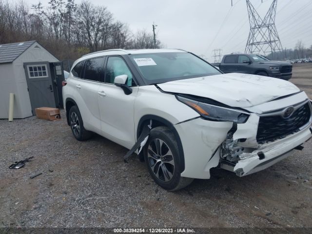 toyota highlander 2021 5tdgzrbh5ms535405