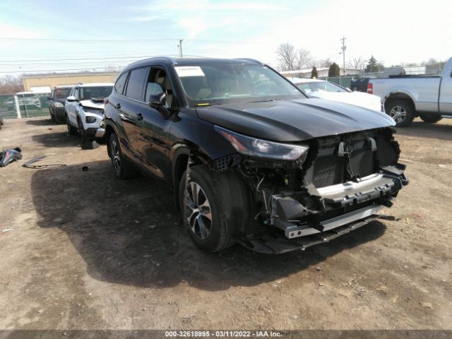 toyota highlander 2021 5tdgzrbh8ms100507