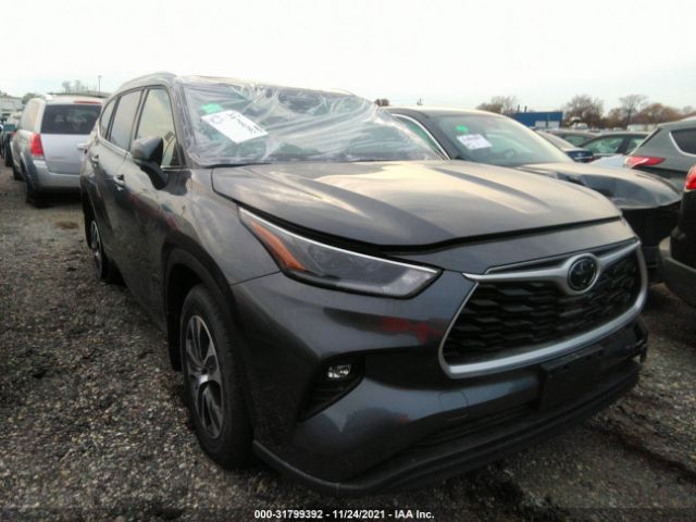 toyota highlander 2021 5tdgzrbh9ms527534