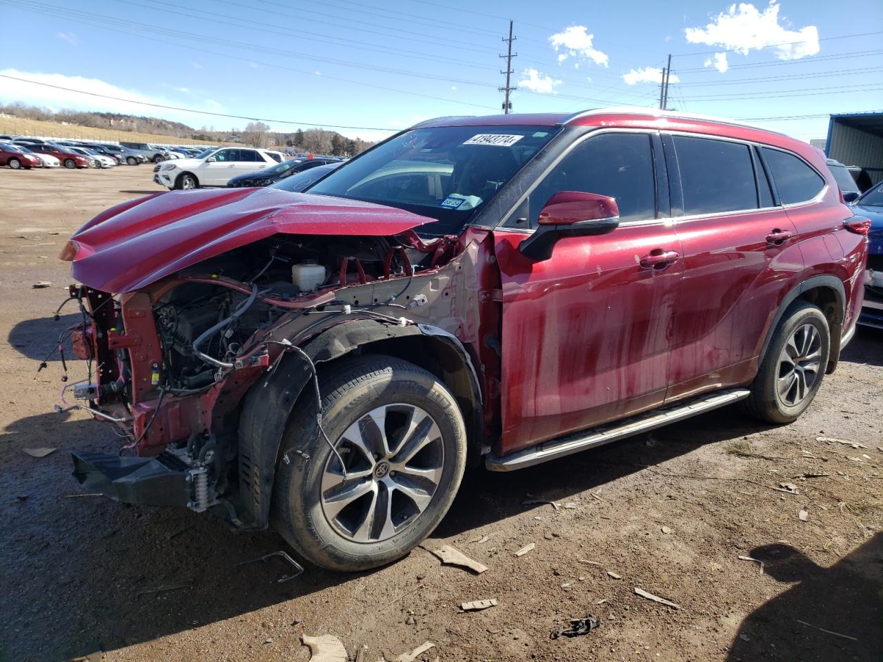 toyota highlander 2021 5tdgzrbh9ms531860