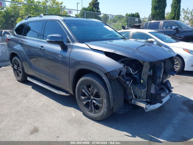 toyota highlander 2021 5tdhzrah4ms063493