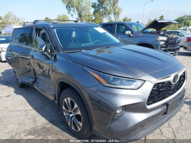 toyota highlander 2021 5tdhzrah6ms535449