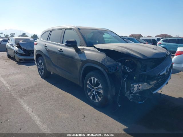 toyota highlander 2021 5tdhzrahxms037481